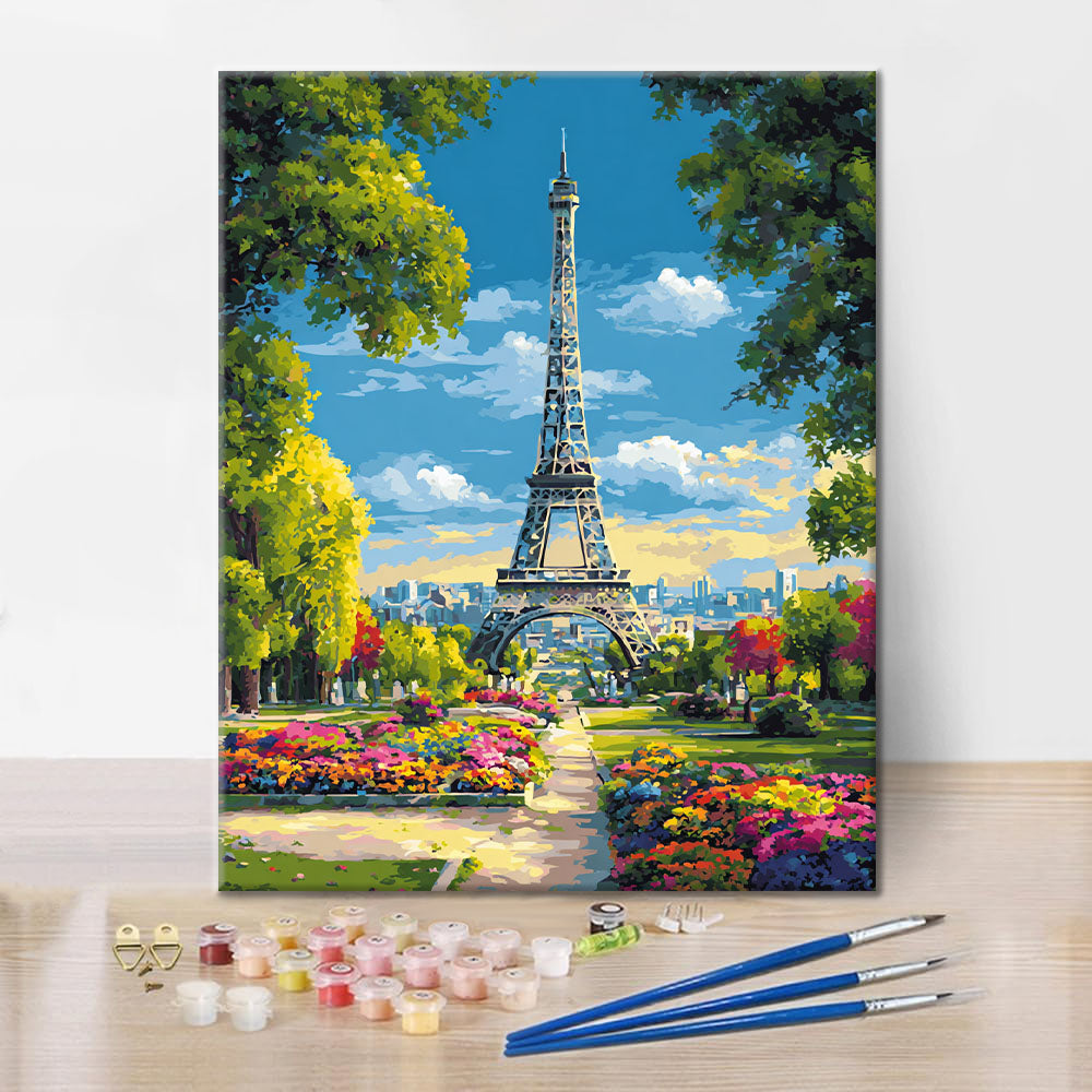 Paríž - Maľovanie podľa čísel