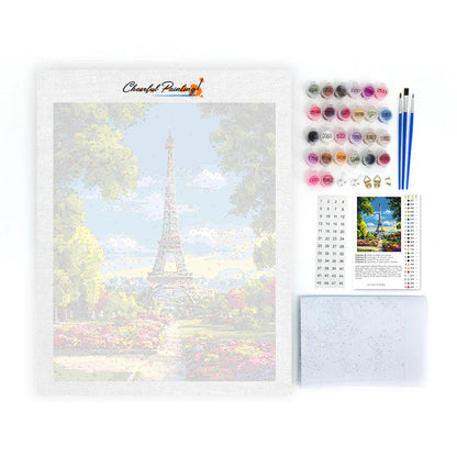 Paríž - Maľovanie podľa čísel