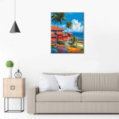 Hrad Shurijo - Maľovanie podľa čísel