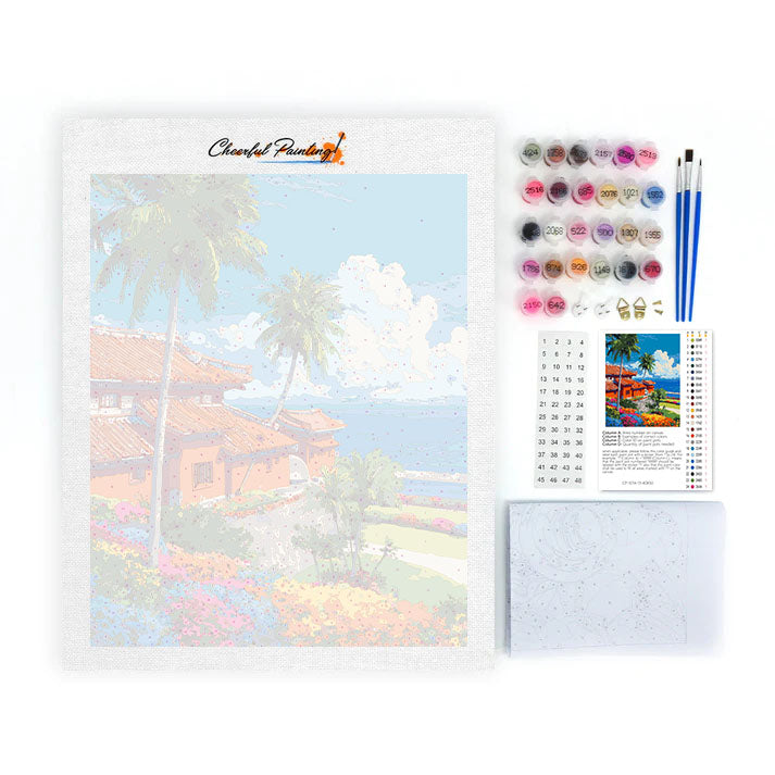 Hrad Shurijo - Maľovanie podľa čísel