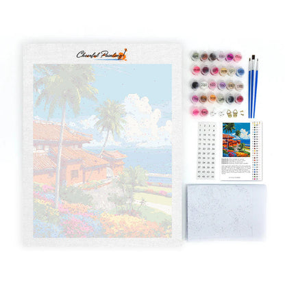 Hrad Shurijo - Maľovanie podľa čísel