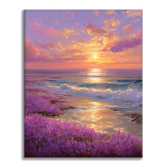 Kvitnúci horizont - Maľovanie podľa čísiel