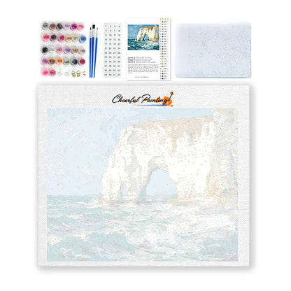 Útesy Étretat - Maľovanie podľa čísiel