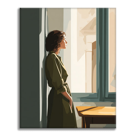 Figúrka z okna - Maľovanie podľa čísiel