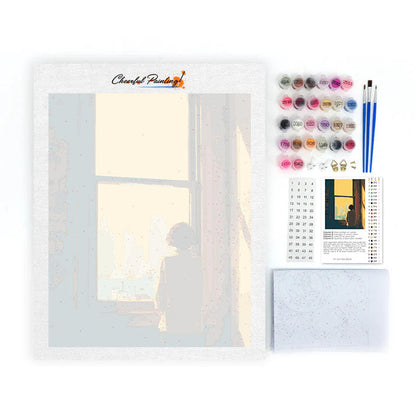 Výhľad z okna - Maľovanie podľa čísiel