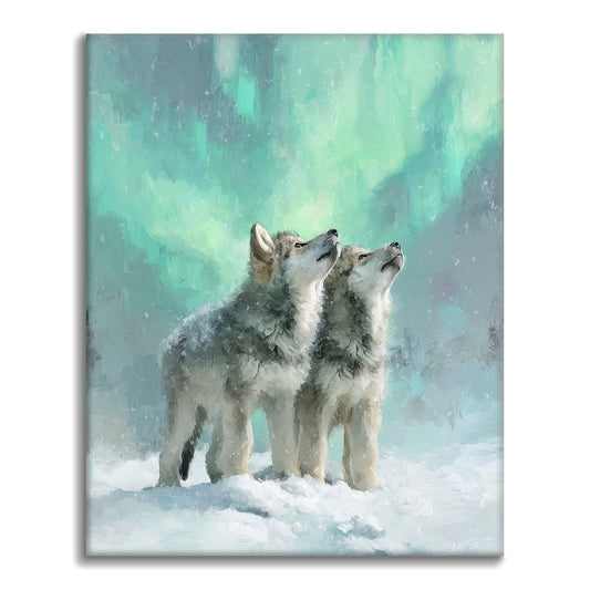 Vlci z Aurory - Maľovanie podľa čísiel