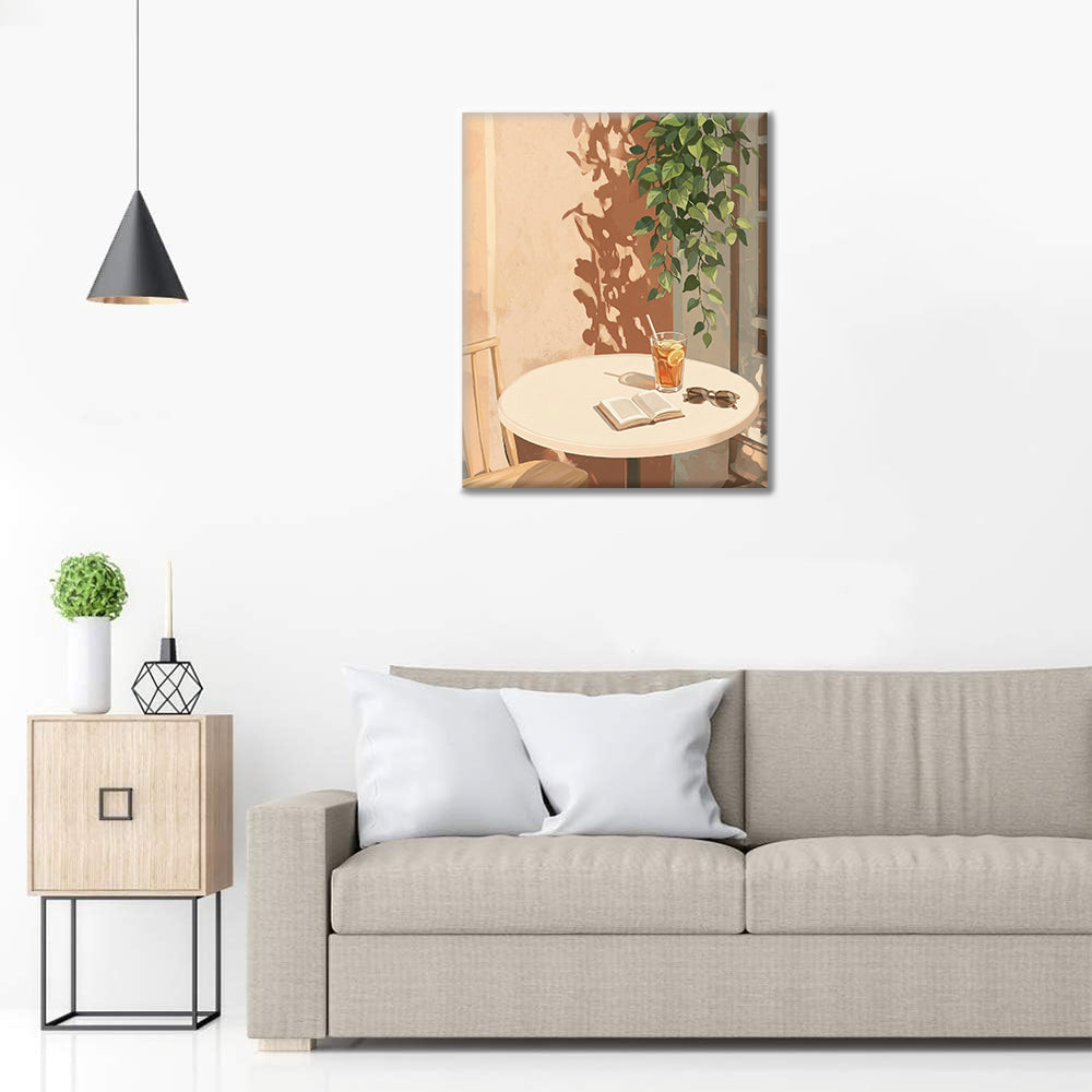 Pokojné kúty - Maľovanie podľa čísel