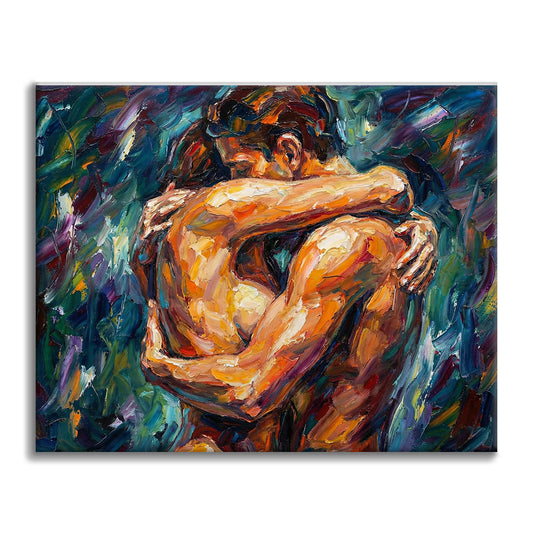 Prepletené srdcia - Maľovanie podľa čísel