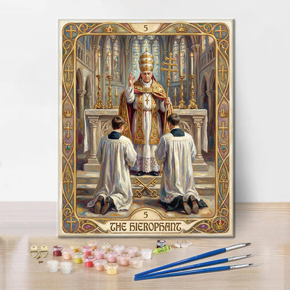 Hierofant - Maľovanie podľa čísel