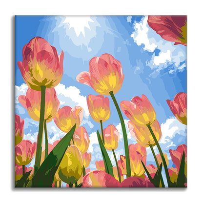 Tulipánový sen - Mini maľovanie podľa čísel