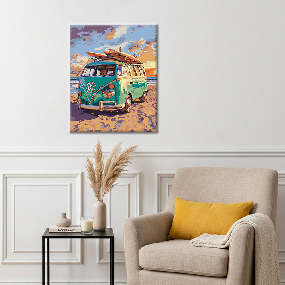 kombi - Maľovanie podľa čísel