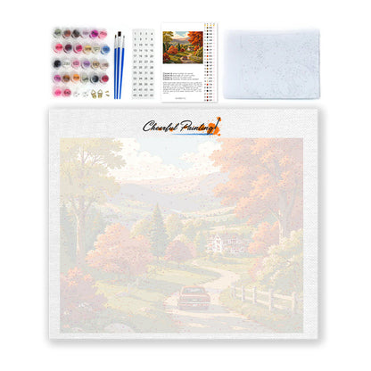 Valley Dawn - Paint by Numbers