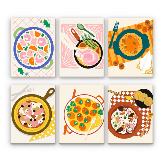 Comfort Food Ilustrácie