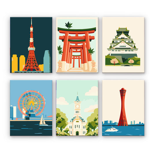 Japonská pamiatka plagáty