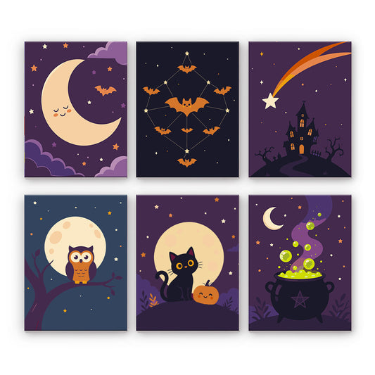 Mesačné halloweenske umenie