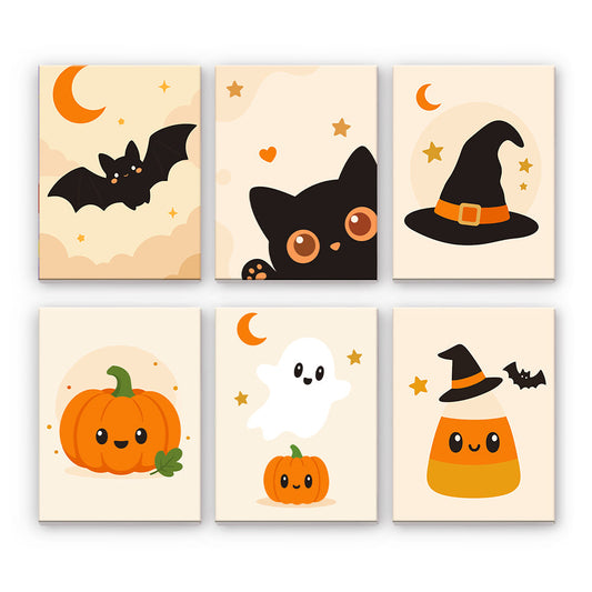 Minimálne halloweenske ikony