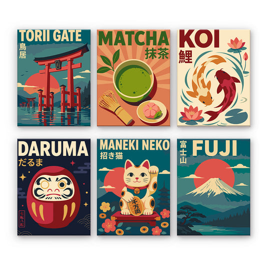 Japonský symbol plagáty