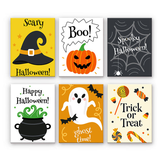 Halloween Typografia Plagáty